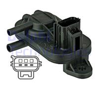Exhaust Pressure Sensor DELPHI Fits FORD VOLVO MAZDA LAND ROVER C-Max 1381208