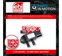 Exhaust Pressure Sensor fits VW GOLF Mk6, Mk7 1.6D 2.0D 12 to 20 03L906051B Febi