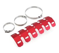 Exhaust Protector Cover Fit For Kawasaki Fit For Yamaha Fit For BMW Motorcycle Universal Exhaust Muffler Pipe Heat Guard Silencer Protection Exhaust Heat Shield(Red)