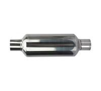 Exhaust Resonator | Stainless Steel Exhaust Muffler Pipe | Stainless Steel Resonator Silencer for Motorcycle, Car, Lawnmower, Tractor, Truck