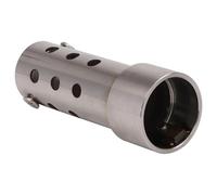 Exhaust Silencer, 30mm Stainless Steel Motorcycle Muffler, Heat Resistent Generator Silencer, Removable Motorcycle Exhaust Baffle