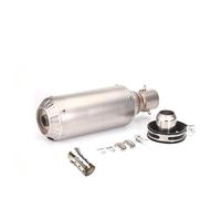 Exhaust Silencer 38-51mm Carbon Fiber Universal Motorcycle Exhaust Pipe Muffler Racing For MT07 R6 R3 R15 Tmax 500 Complete(H)