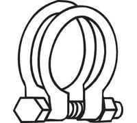 Exhaust silencer clamp 250-454 BOSAL