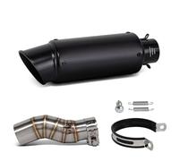 Exhaust Silencer For CFMOTO For 450MT For ADV Stainless Motorcycle Exhaust Modify Middle Pipe Project Muffler(Style 11)