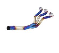 Exhaust Silencer For MT-09 FZ-09 FJ-09 MT FZ FJ 09 XSR900 TRACER 900 GT 2014-2020 Modify Motorcycle Exhaust 51MM Front Link Pipe Complete(Blue)