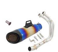 Exhaust Silencer For R7 MT07 FZ07 MT FZ 07 2021-2023 Motorcycle Exhaust Full System Modified Muffler Front Link Pipe DB Killer Complete(H)