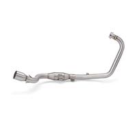 Exhaust Silencer For Suzuki For Gixxer155 Motorcycle Modified Exhaust Pipe Stainless Steel Front Section Exhaust Muffler Exhaust Muffler(Gold)