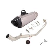 Exhaust Silencer For ZT125 U1 G1 2021 2022 System Motorcycle Exhaust Modify 51MM Muffler Front Middle Link Pipe With Catalyst Complete(A)