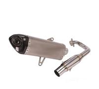 Exhaust Silencer Full Motorcycle Exhaust Modified Muffler Front Link Pipe For FORZA300 For FORZA350 350 2018-2020 Complete(TYPE-C)