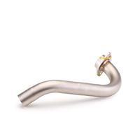 Exhaust Silencer Middle Link Pipe full system Fit All 51mm Exhaust Muffler Compatible with X MAX 300 2017 2018 2019 2020 2021(J)