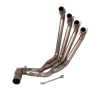 Exhaust Silencer Motorcycle Exhaust Modify Escape Front Middle Link Pipe For CB650R For CB650F For CBR650R For CBR650F 2014-2023 Exhaust Muffler(Titanium)