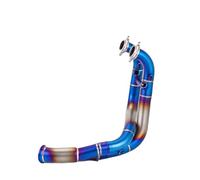 Exhaust Silencer Motorcycle Exhaust Pipe Escape Refit Semi-Blue Front End Upgrade Kit For Duke 790 890 890R Complete(B Stainless)