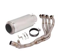 Exhaust Silencer Slip-on For Kawasaki For Z900 Z900e 2017-2020 Motorcycle Exhaust Full System Modified Muffler Front Link Pipe Complete(Type E)