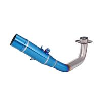 Exhaust Silencer Titanium Alloy Semi-Blue Whole Vehicle Front End Link Pipe For XMAX 300 2017-2023 Motorcycle Exhaust Complete(Onecolor)