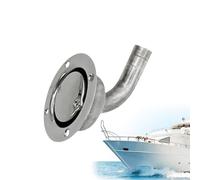 Exhaust Skin Across the Hull | Boat Exhaust Port Pipe Pipe Pipe Fitting Material 19mm Tube Pipe Bushing, Stainless Steel Shell Exhaust