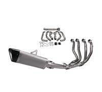 exhaust Slip On Exhaust Motorcycle Full S Motocross Front Pipe Titanium Alloy Connect Link For Hayabusa GSXR1300