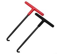 Exhaust Spring Puller Tool for Motorcycle Repair - Chrome Vanadium Steel Exhaust Spring Hook, 149 x 81 mm, Professional Grade Hand Tool(RED and Black)