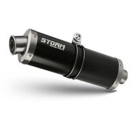 Exhaust Storm by Mivv Muffler Gp Nero Steel for Suzuki Gsx-r 600 2008 > 2010