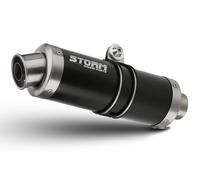 Exhaust Storm by Mivv Muffler Gp Nero Steel for Triumph Speed Triple 2005 > 2006
