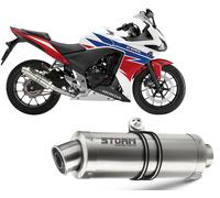 Exhaust Storm by Mivv Muffler Gp Steel for Honda Cb 500 F / X 2013 > 2015