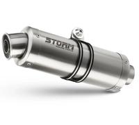 Exhaust Storm by Mivv Muffler Gp Steel for Kawasaki Z 125 2019 > 2024
