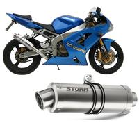 Exhaust Storm by Mivv Muffler Gp Steel for Kawasaki Zx-6 R 636 2003 > 2004