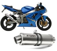 Exhaust Storm by Mivv Muffler Gp Steel for Kawasaki Zx-6 R 636 2003 > 2004