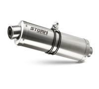 Exhaust Storm by Mivv Muffler Oval Steel for Bmw R 1200 Gs 2008 > 2009