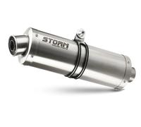 Exhaust Storm by Mivv Muffler Oval Steel for Honda Cbr 600 F 2001 > 2010