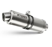 Exhaust Storm by Mivv Muffler Oval Steel for Kawasaki Zx-6 R 1998 > 2001