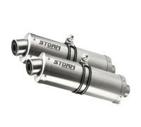 Exhaust Storm by Mivv Mufflers Oval Steel Suzuki Gsx-r 1300 Hayabusa 2008 2017