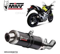 Mivv Suzuki Gladius 2009 09 Exhaust Gp Black Motorcycle