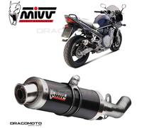 S.029.LXB - Silencer Exhaust Mivv GP Steel Black Suzuki GSF 1250 BANDIT 07-