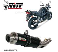 Mivv Gp Suzuki Gsf 650 Bandit 2005-06 S.017.l2s Homologated Slip On Muffler Silver Homologated unisex