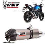 Exhaust SUZUKI SV 650 2022 2023 MIVV Oval Titanium CC