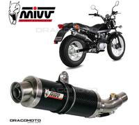 Mivv Suzuki Van Van 200 2016 16 Exhaust Gp Carbon Silencers