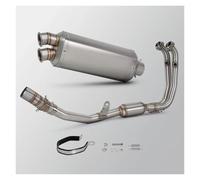 Exhaust System For CFMOTO 450MT MT450 IBEX450 Motorcycle S9 Muffler With DB Killer Adventure Moto Header Pipe(Style A)