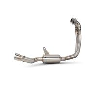 Exhaust System Front Link Pipe For Aprilia RS660 RS 660 For Tuono 660 2021-2024 Full System Motorcycle Exhaust Tube Muffler Slip On(A)