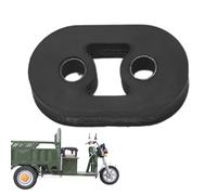 Exhaust System Hanger,Rubber Exhaust Hanger | Heavy Duty Exhaust Hanger for Vehicles | Versatile Rubber Insulator Insulator Muffler Exhaust System for Cars Tricycles