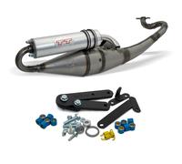 Exhaust System LeoVince HAND MADE TT ECE approved for Malaguti F12 Phantom AC