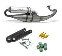 Exhaust System LeoVince HAND MADE TT ECE approved for Peugeot Speedfight 3 50 LC