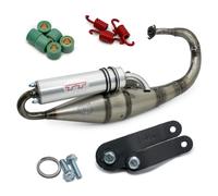 Exhaust System LeoVince HAND MADE TT ECE approved for Peugeot X-Fight 50 WRC LC