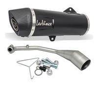 LeoVince full exhaust system NERO EURO 5 HONDA FORZA 125 2021 2024