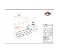 Exhaust System LeoVince SITOPLUS ECE approved for Aprilia Scarabeo 50 1993-1997