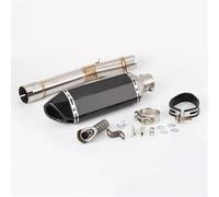 Exhaust System Link Pipe Motorcycle Stainless Steel Connecting Tube Slip On For YZF R6 YZF-R6 1998-2005 Outlet Tip(Type A)