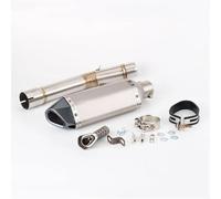 Exhaust System Link Pipe Motorcycle Stainless Steel Connecting Tube Slip On For YZF R6 YZF-R6 1998-2005 system(Type E)