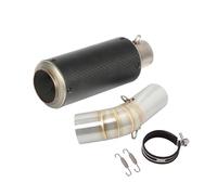 Exhaust System Mid Link Pipe Connec For Benelli For Leoncino 800 Motorcycle Exhaust Escape 51mm Muffler (A)