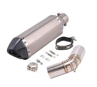 Exhaust System Middle Link Pipe Stainless Steel 51mm Slip On Motorcycle For Suzuki For V-strom 1050 DL1050 2020 2021(Type B)