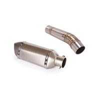 Exhaust System Motorcycle Middle Connect Section Link Pipe Slip On 51mm Muffler For NC700A NC700S NC700X NC750X Until 2021