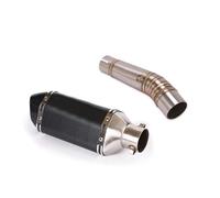 Exhaust System Motorcycle Middle Connect Section Link Pipe Slip On 51mm Muffler For NC700A NC700S NC700X NC750X Until 2021